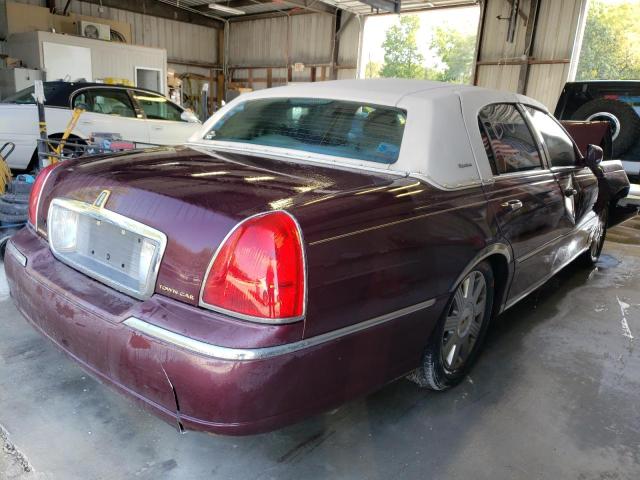 1LNHM81V97Y604881 - 2007 LINCOLN TOWN CAR SIGNATURE BURGUNDY photo 4