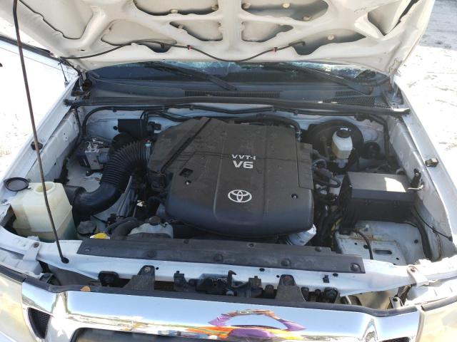 5TEUU42N46Z165399 - 2006 TOYOTA TACOMA ACCESS CAB თეთრი ფოტო 11
