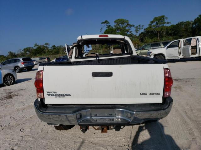 5TEUU42N46Z165399 - 2006 TOYOTA TACOMA ACCESS CAB თეთრი ფოტო 6