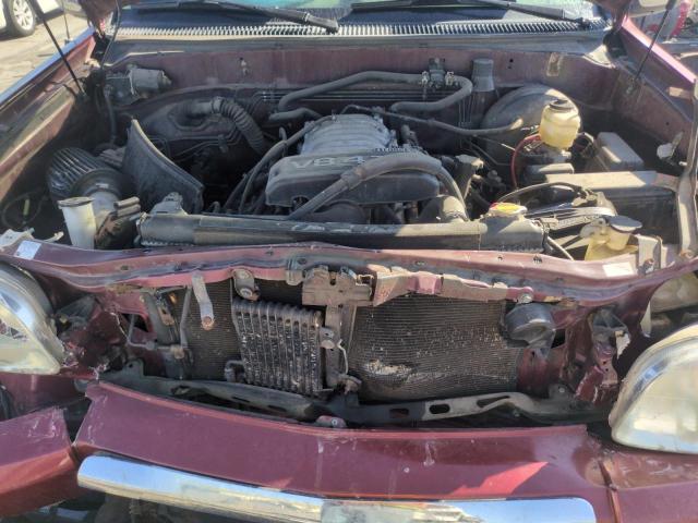 5TBDT44174S455233 - 2004 TOYOTA TUNDRA DOUBLE CAB SR5 BURGUNDY photo 11