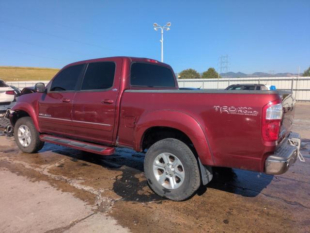 5TBDT44174S455233 - 2004 TOYOTA TUNDRA DOUBLE CAB SR5 BURGUNDY photo 2
