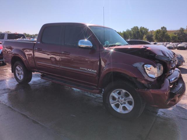 5TBDT44174S455233 - 2004 TOYOTA TUNDRA DOUBLE CAB SR5 BURGUNDY photo 4