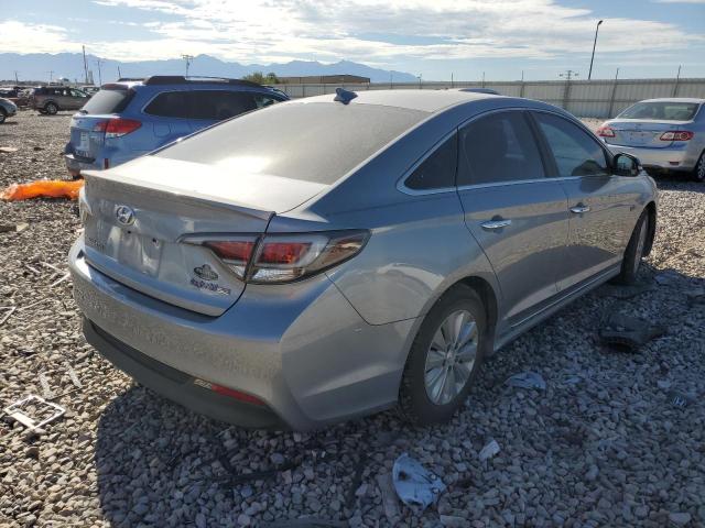 KMHE24L18GA015132 - 2016 HYUNDAI SONATA HYBRID SILVER photo 3