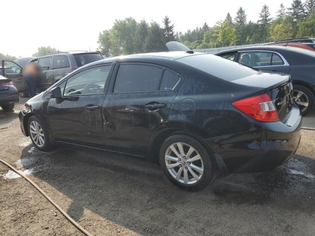 2HGFB2F99CH053528 - 2012 HONDA CIVIC EXL შავი ფოტო 2