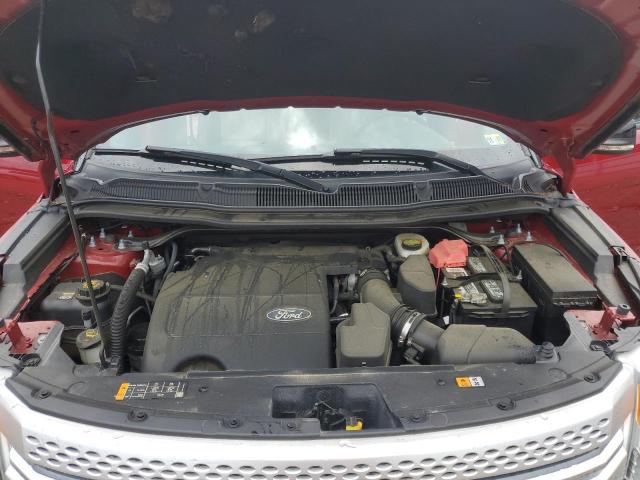 1FM5K7D84DGA82901 - 2013 FORD EXPLORER XLT Qırmızı foto 12