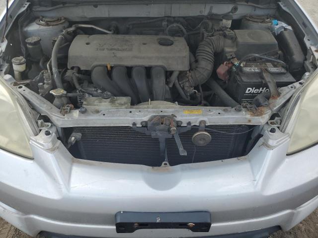 2T1KR32E48C706477 - 2008 TOYOTA COROLLA MA XR SILVER photo 11