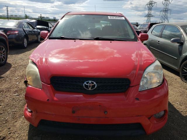 2T1KR32E65C429276 - 2005 TOYOTA COROLLA MA XR RED photo 5