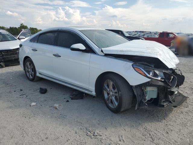 5NPE34AF6KH767431 - 2019 HYUNDAI SONATA LIMITED WHITE photo 4