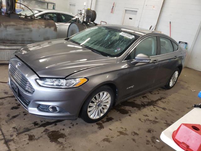 3FA6P0LU1DR122026 - 2013 FORD FUSION SE HYBRID SILVER photo 1