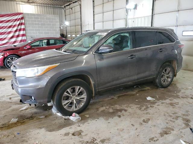 5TDJKRFH6FS146702 - 2015 TOYOTA HIGHLANDER XLE Grafit foto 1
