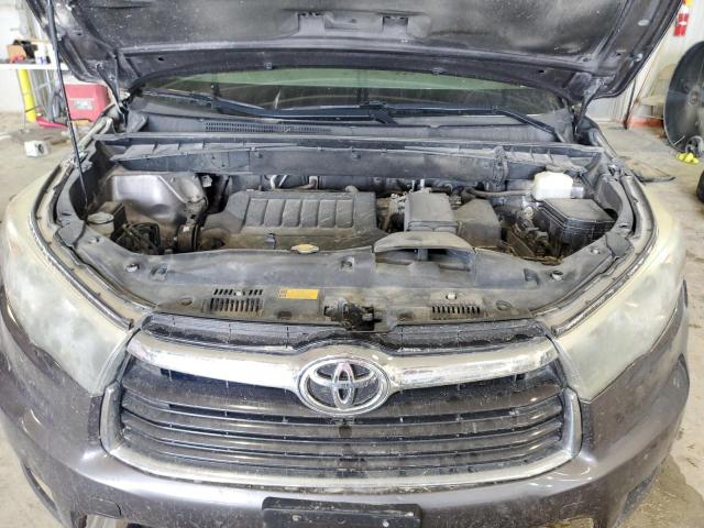 5TDJKRFH6FS146702 - 2015 TOYOTA HIGHLANDER XLE Grafit foto 12