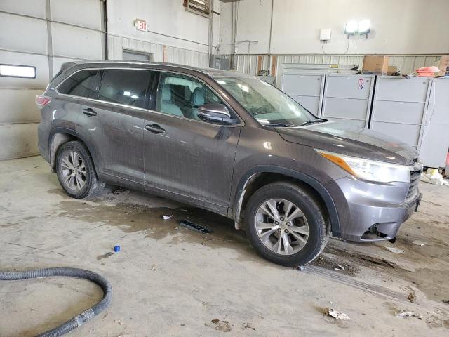 5TDJKRFH6FS146702 - 2015 TOYOTA HIGHLANDER XLE Grafit foto 4