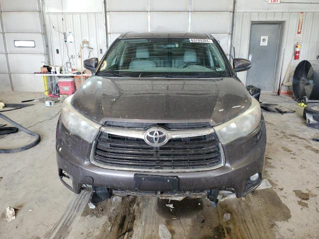 5TDJKRFH6FS146702 - 2015 TOYOTA HIGHLANDER XLE Grafit foto 5