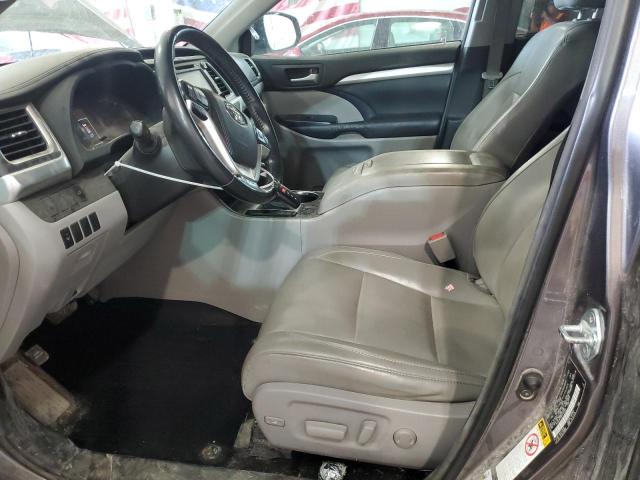 5TDJKRFH6FS146702 - 2015 TOYOTA HIGHLANDER XLE Grafit foto 7