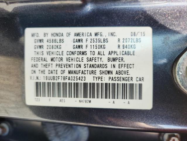 19UUB2F78FA025423 - 2015 ACURA TLX ADVANCE GRAY photo 13