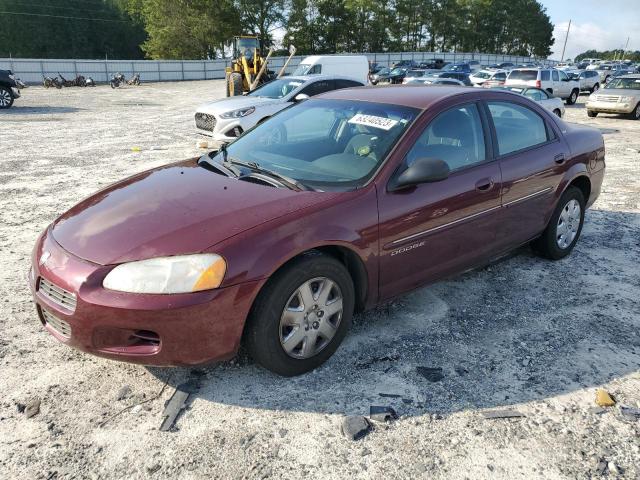 1B3EJ46X21N600216 - 2001 DODGE STRATUS SE BURGUNDY photo 1