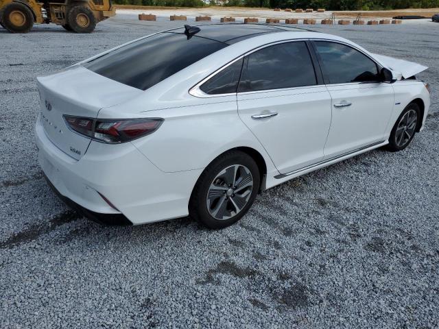 KMHE34L30KA088759 - 2019 HYUNDAI SONATA HYBRID WHITE photo 3