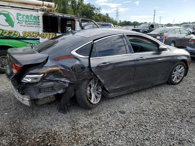 1C3CCCABXFN623230 - 2015 CHRYSLER 200 LIMITED GRAY photo 3