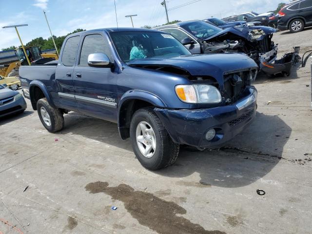 5TBBT44133S363610 - 2003 TOYOTA TUNDRA ACCESS CAB SR5 BLUE photo 4