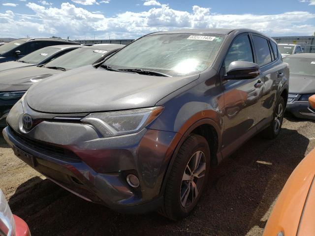 2T3RFREV1JW785138 - 2018 TOYOTA RAV4 ADVENTURE GRAY photo 1