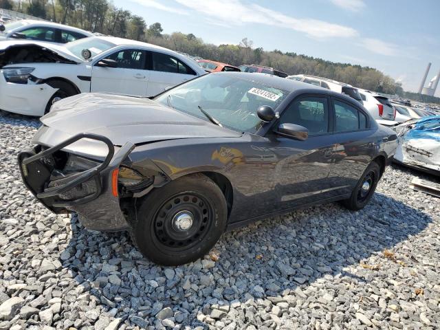 2C3CDXKT7JH323612 - 2018 DODGE CHARGER POLICE GRAY photo 2