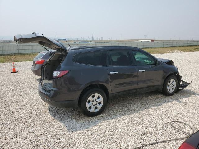 1GNKVFED2DJ257273 - 2013 CHEVROLET TRAVERSE LS CHARCOAL photo 3