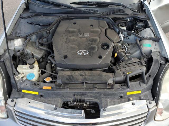 JNKCV51E04M601525 - 2004 INFINITI G35 SILVER photo 11