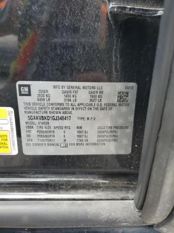 5GAKVBKD1GJ348417 - 2016 BUICK ENCLAVE Qara foto 13
