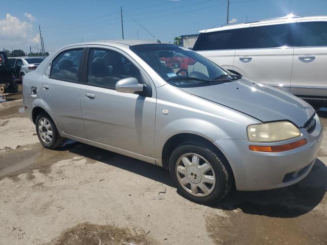 KL1TD56636B545043 - 2006 CHEVROLET AVEO BASE SILVER photo 4