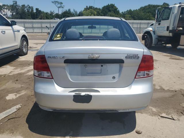 KL1TD56636B545043 - 2006 CHEVROLET AVEO BASE SILVER photo 6