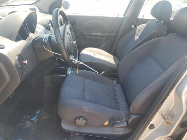 KL1TD56636B545043 - 2006 CHEVROLET AVEO BASE SILVER photo 7