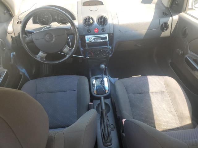 KL1TD56636B545043 - 2006 CHEVROLET AVEO BASE SILVER photo 8