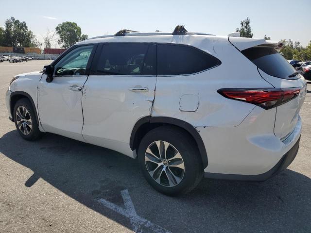 5TDHZRAH0LS008635 - 2020 TOYOTA HIGHLANDER XLE WHITE photo 2