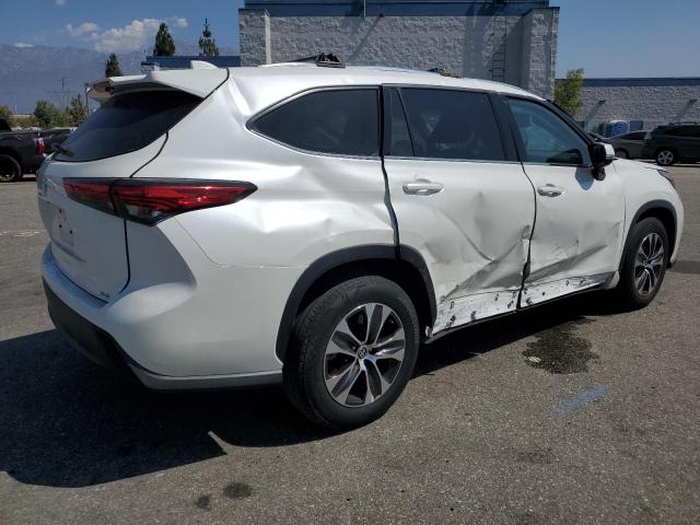 5TDHZRAH0LS008635 - 2020 TOYOTA HIGHLANDER XLE WHITE photo 3