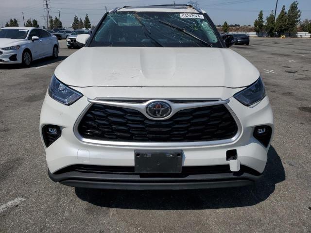 5TDHZRAH0LS008635 - 2020 TOYOTA HIGHLANDER XLE WHITE photo 5