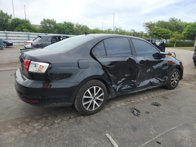 3VW2K7AJ4FM216892 - 2015 VOLKSWAGEN JETTA BASE BLACK photo 3