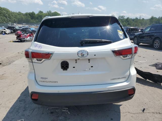 5TDDKRFH3FS220199 - 2015 TOYOTA HIGHLANDER LIMITED WHITE photo 6