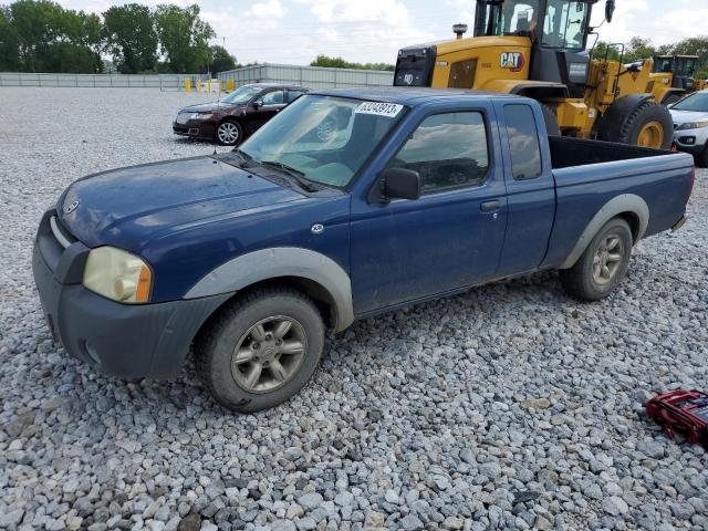1N6DD26S32C323385 - 2002 NISSAN FRONTIER KING CAB XE BLUE photo 1