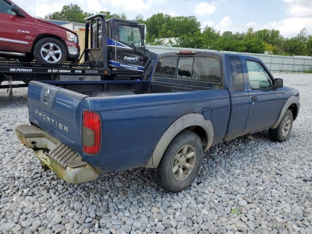 1N6DD26S32C323385 - 2002 NISSAN FRONTIER KING CAB XE BLUE photo 3