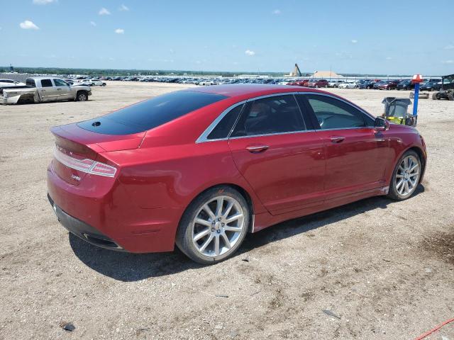 3LN6L2J90FR610835 - 2015 LINCOLN MKZ RED photo 3