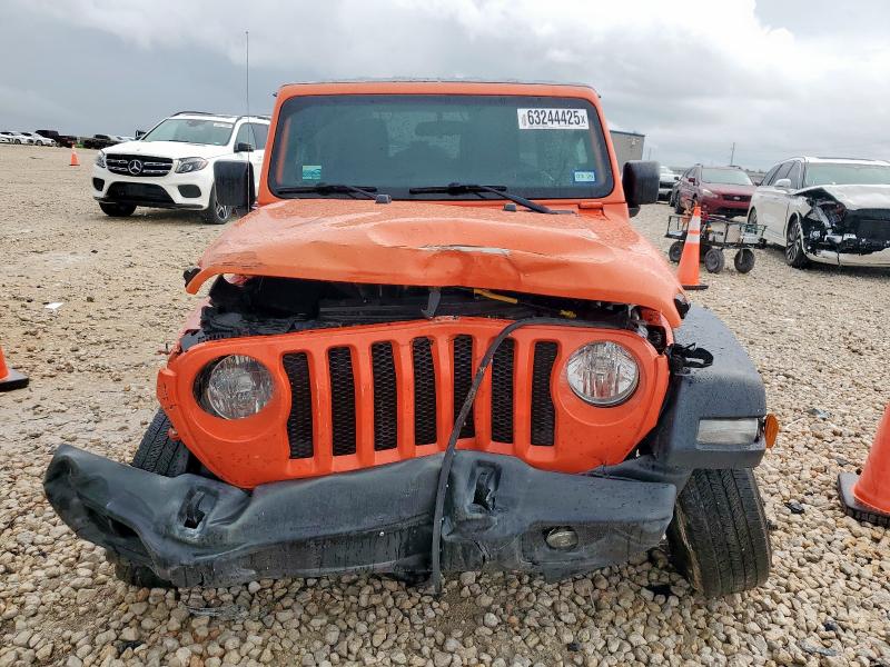 1C4HJXDG6KW545930 - 2019 JEEP WRANGLER UNLIMITED SPORT Pomarańczowy zdjęcie 5