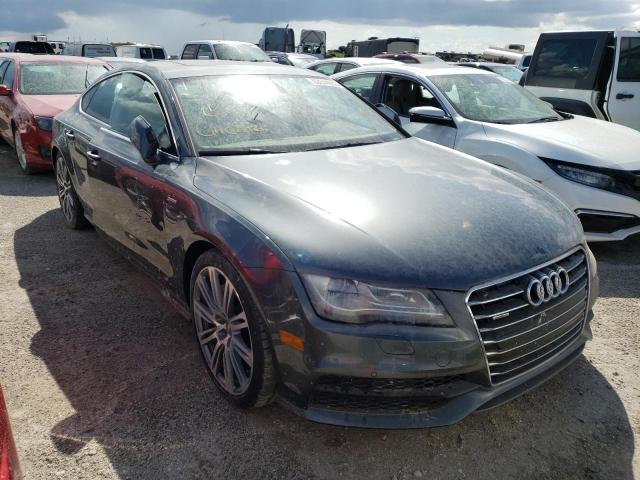 WAU2GAFC5EN057345 - 2014 AUDI A7 PRESTIGE GRAY photo 1