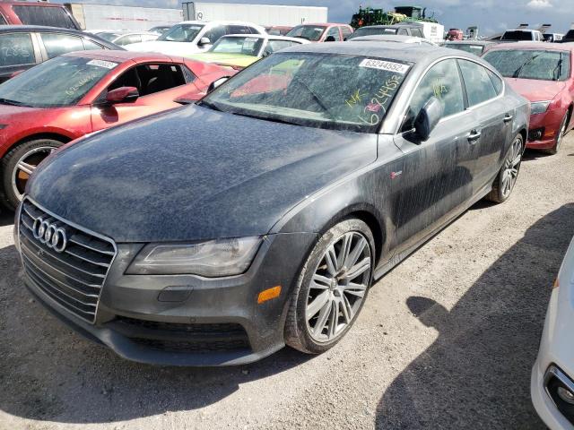 WAU2GAFC5EN057345 - 2014 AUDI A7 PRESTIGE GRAY photo 2