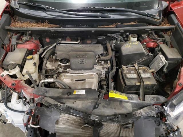 2T3BFREV8GW425410 - 2016 TOYOTA RAV4 LE 红色 照片 12