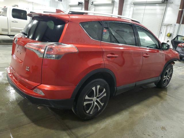 2T3BFREV8GW425410 - 2016 TOYOTA RAV4 LE 红色 照片 3