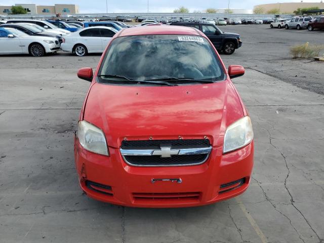 KL1TD5DE5AB116571 - 2010 CHEVROLET AVEO LS 红色 照片 5