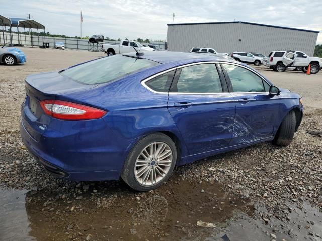 3FA6P0H9XGR254078 - 2016 FORD FUSION SE BLUE photo 3