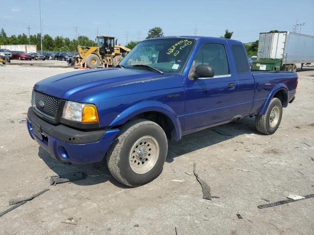 1FTYR14V72PB43297 - 2002 FORD RANGER SUPER CAB BLUE photo 1