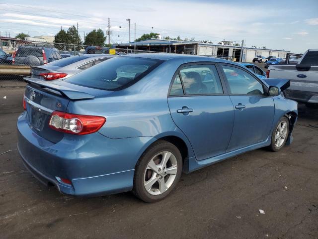 5YFBU4EE9DP207278 - 2013 TOYOTA COROLLA BASE BLUE photo 3