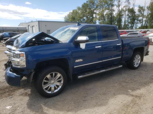 3GCUKTEC1HG436024 - 2017 CHEVROLET SILVERADO K1500 HIGH COUNTRY BLUE photo 1